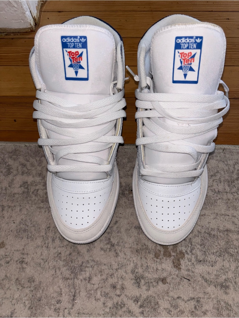 Adidas Top 10 Hi OG Men’s Sz 8 Red White & Blue